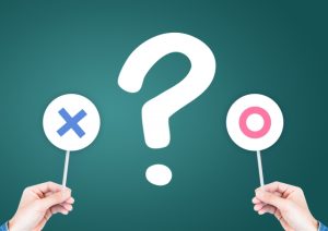 はてなとまるばつ