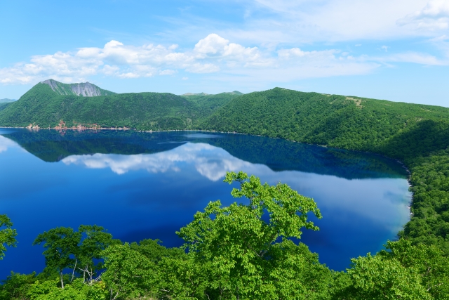 夏の摩周湖