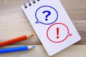 メモ帳に書かれた？と！