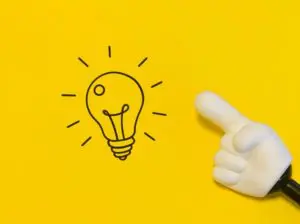 ポイントを指さす