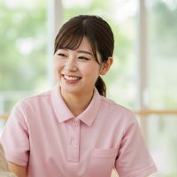 会話をする女性