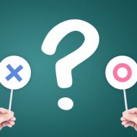 はてなとまるばつ